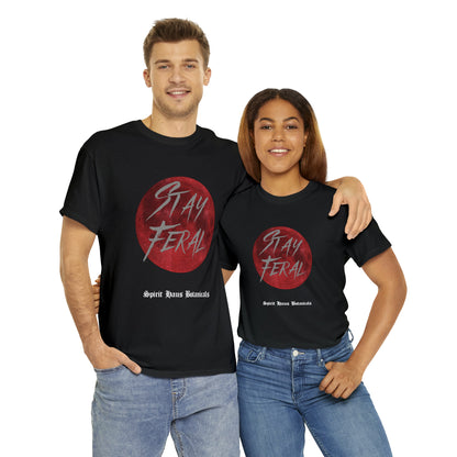 Stay Feral Unisex Heavy Cotton T-Shirt | Sizes up to 5XL
