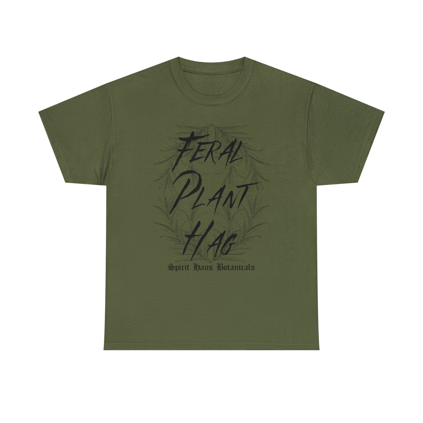 Feral Plant Hag Unisex Cotton Tee | Sizes up to 5XL
