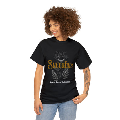 Succubus Satisfaction Cotton T-Shirt | Sizes up to 5XL