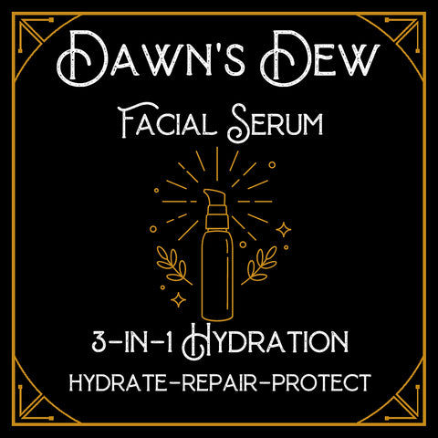 Dawn's Dew Facial Serum | 3-in-1 Hydrate-Repair-Protect | 1oz