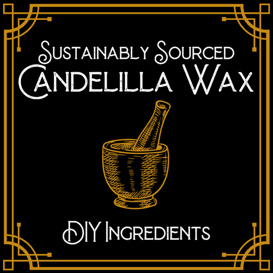 Candelilla Wax Flakes | For Making Balms, Salves, etc. | 3oz